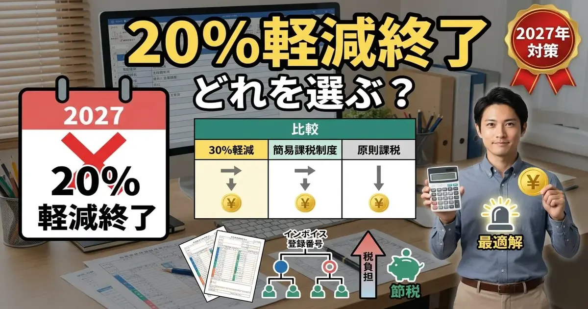 簡易課税の届出期限は2026年12月31日｜消費税簡易課税制度選択届出書の書き方・提出方法